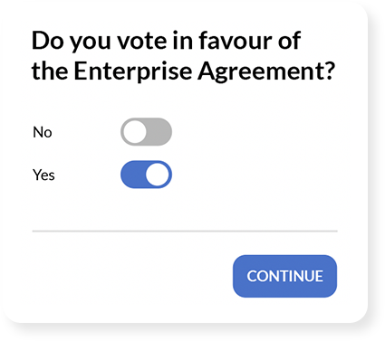 Vero Enterprise Agreement Voting