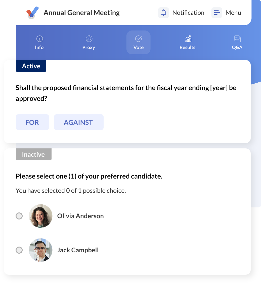 Vero Custom Voting Solutions