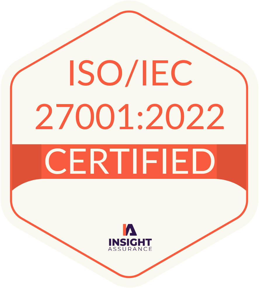 ISO/IEC 27001:2022 Certified
